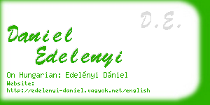 daniel edelenyi business card